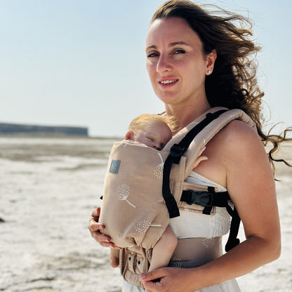 Baby Carrier Mocha | Ergonomic Baby Carrier | Coshen