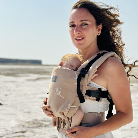 Baby Carrier Mocha | Ergonomic Baby Carrier | Coshen