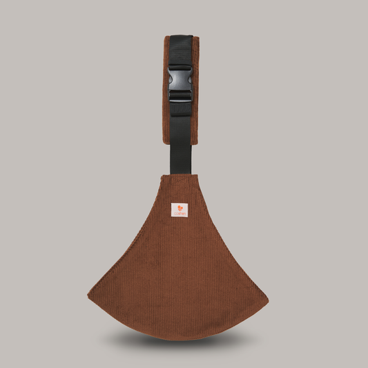 Toddler Carrier Brown | Organic Baby Hip Carrier | Coshen