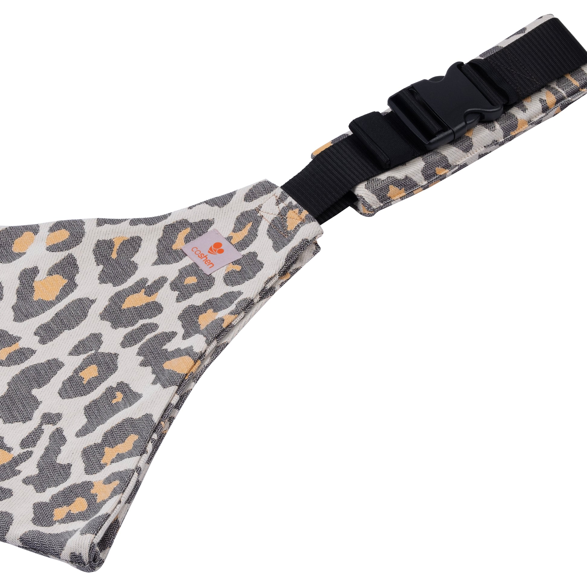 baby and toddler hip carrier, leopard print