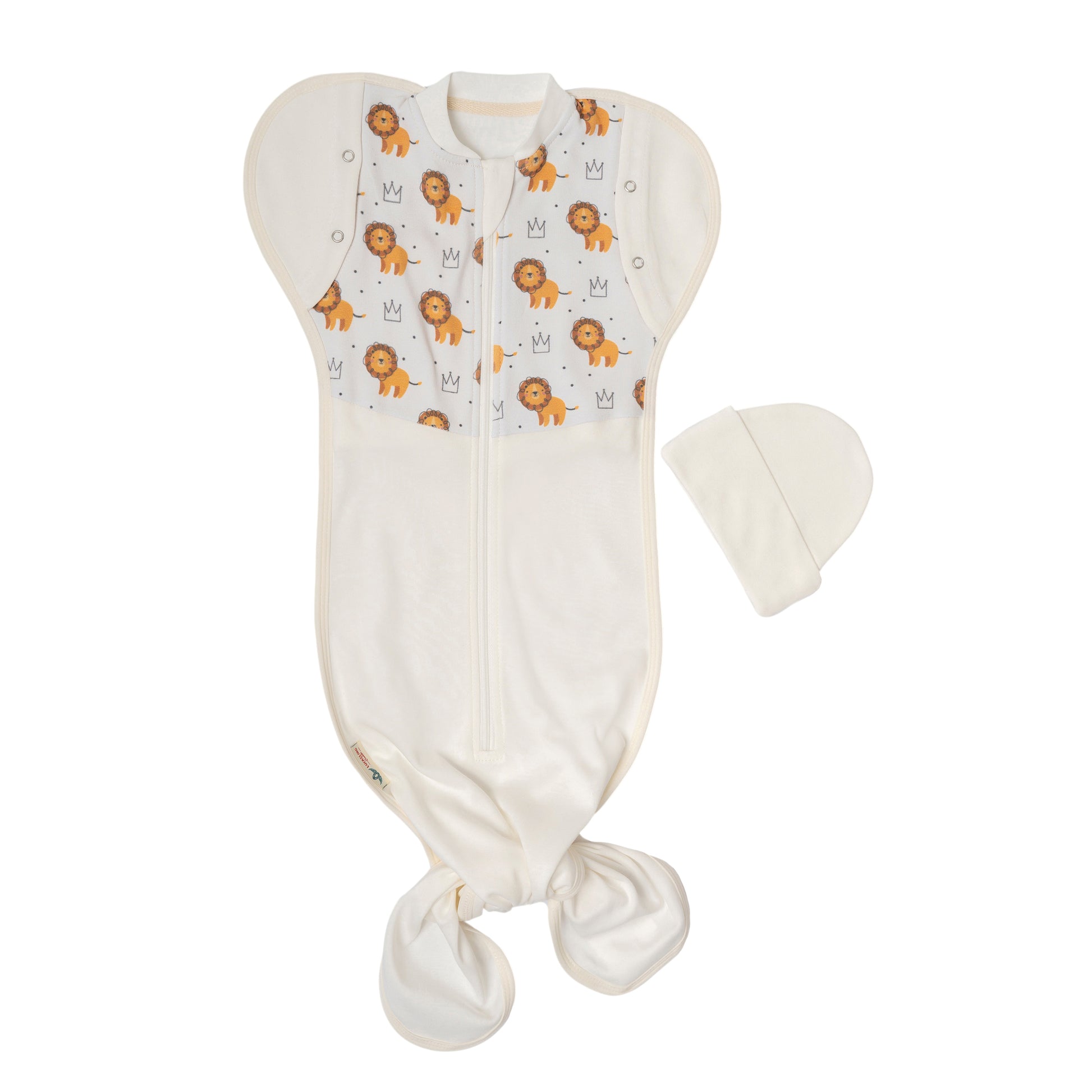 baby swaddle lion