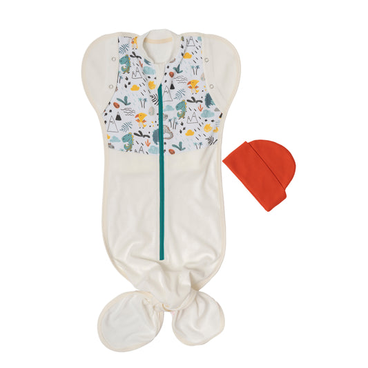 baby swaddle dino