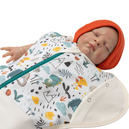 baby swaddle dino