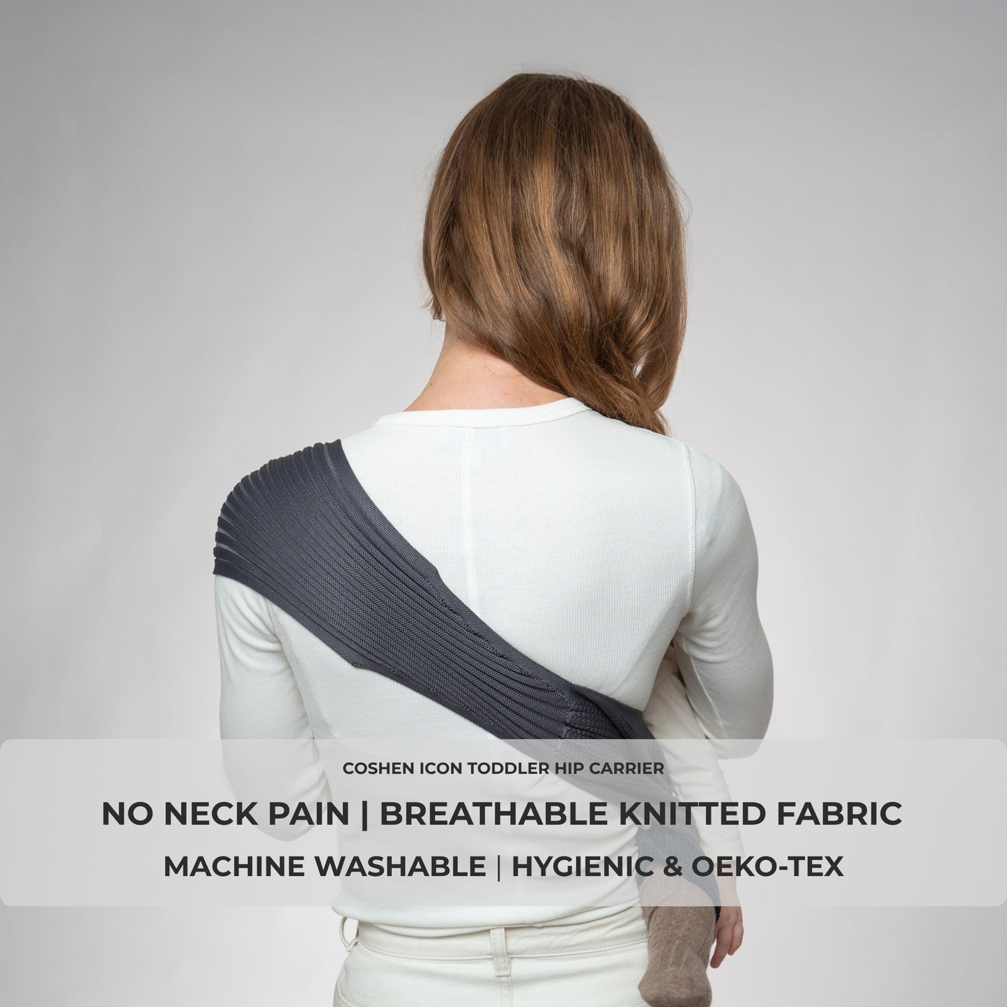 Coshen Icon Seamless Toddler Carrier | Anthracite