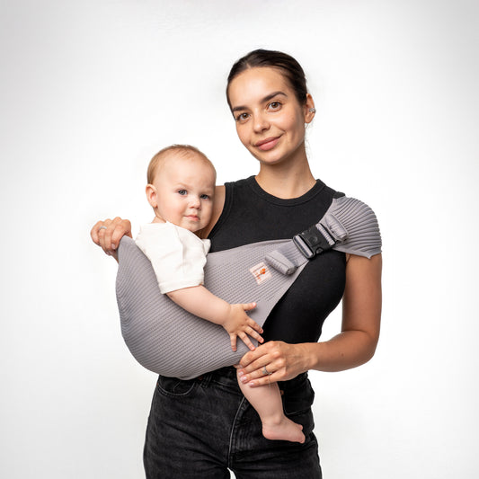 Coshen Icon Porte-Bébé Hanche en Maille 3D | Argent