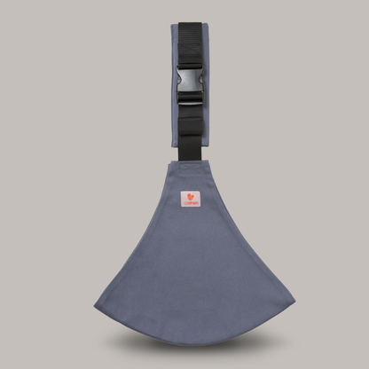 Baby and toddler hip carrier, indigo color