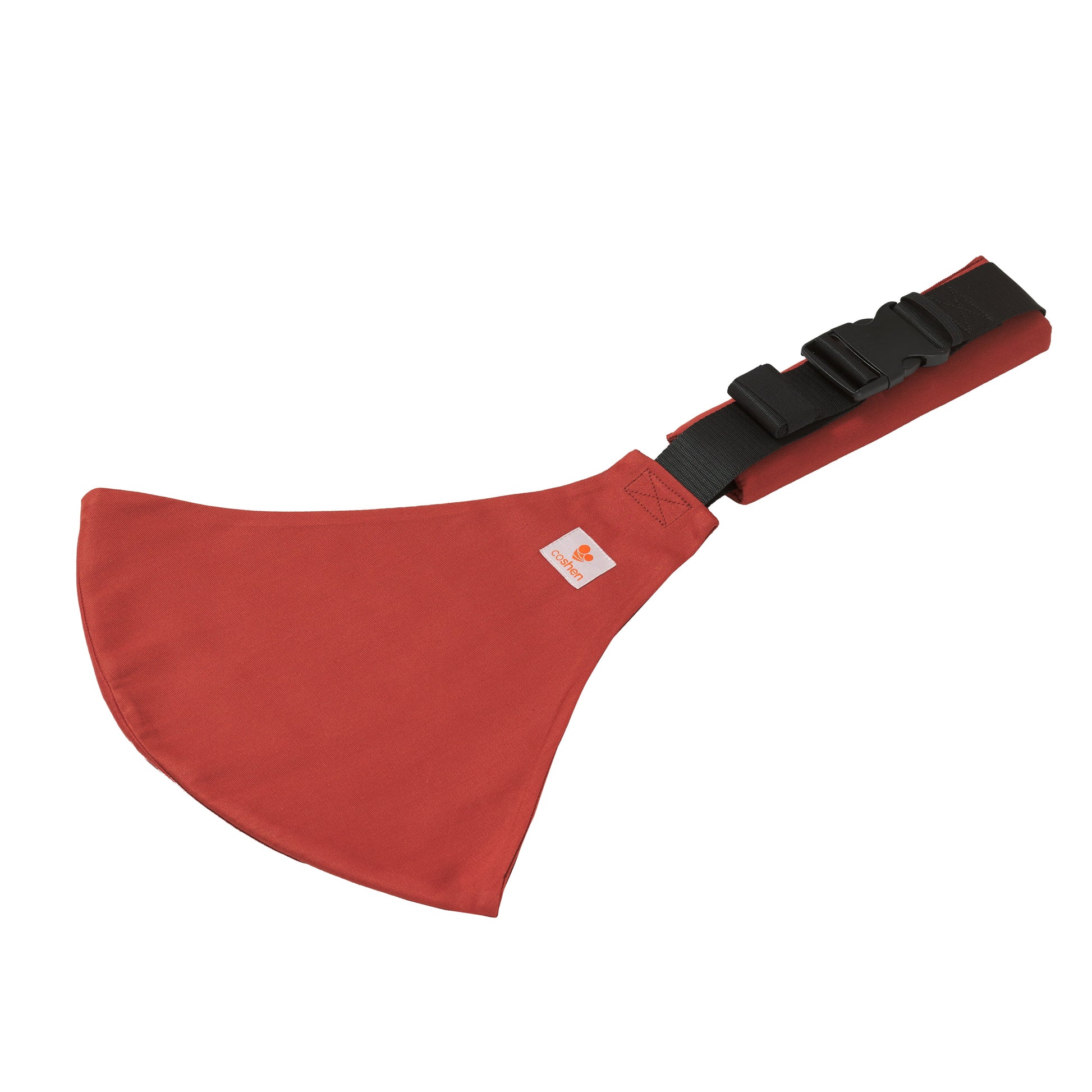 Baby and toddler hip carrier, orange